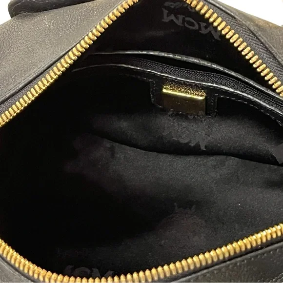 MCM Black Leather Boston Bag - Picture 12 of 15